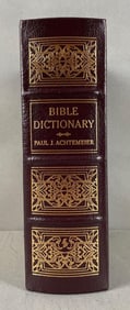 Bible Dictionary Easton Press Book