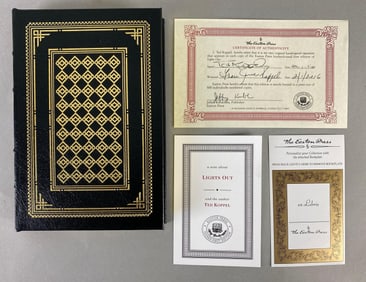 Light Out Signed First Edition Easton Press Book