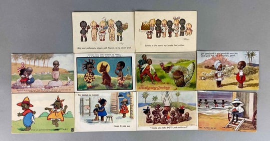 Postcard - 20 Black Americana