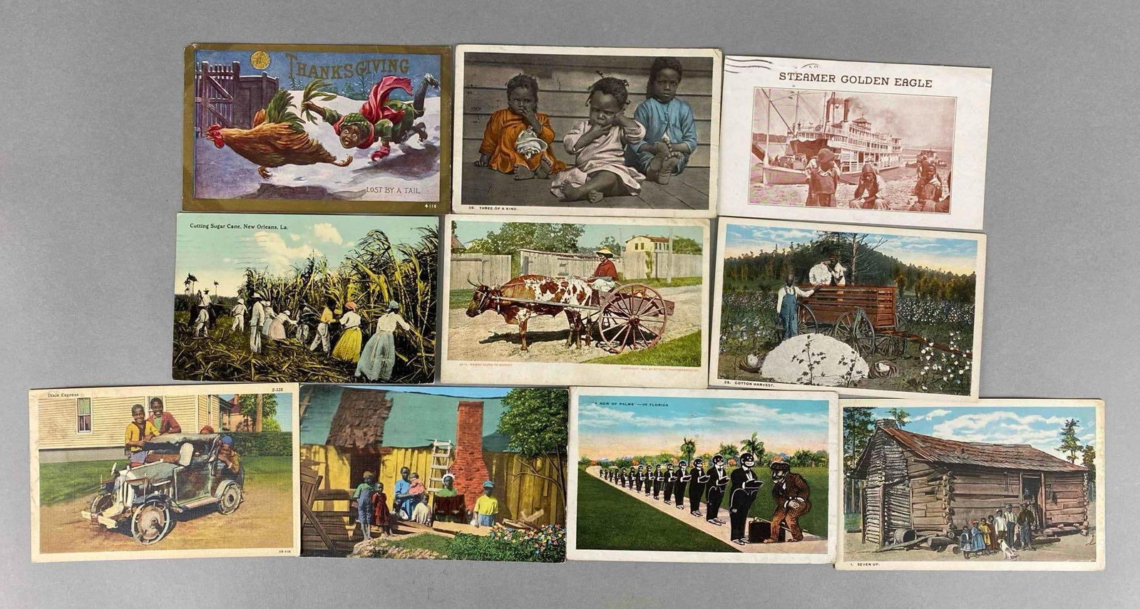 Postcard - 20 Black Americana: Includes fields, sugar cane, children and more.