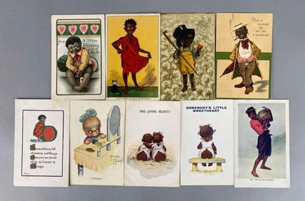 Postcard - 17 Black Americana