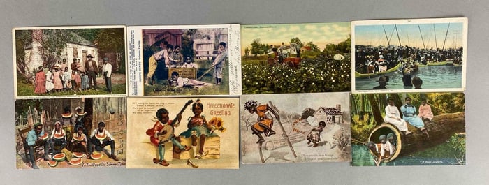 Postcard - 16 Black Americana