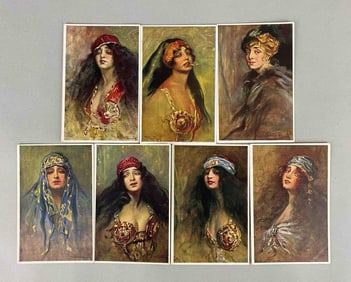Postcard - 7 Beautiful Gypsy Women
