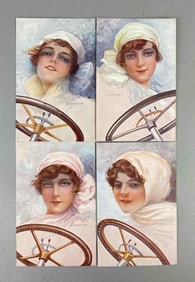 Postcard - 4 Woman Driving