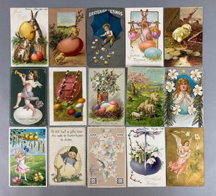 Postcard - 51 EmbossedEaster