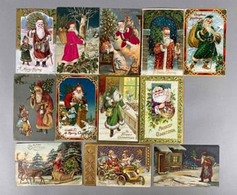 Postcard - 12 Santa Claus