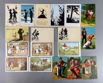 Postcard - 18 Comic and More