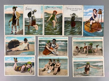 Postcards - 11 Beach Bathers