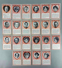 Group of 22 Arcade Cards