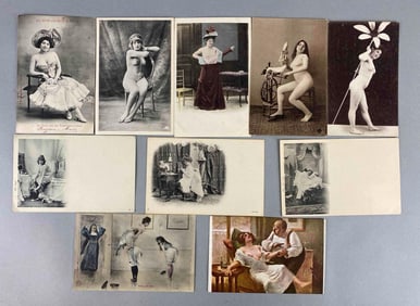 Postcards - 10 Risque Women