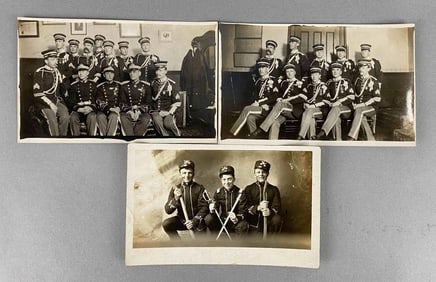 Postcards - 3 Real Photo Military