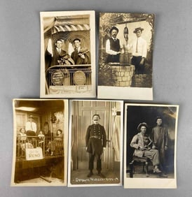 Postcards - 5 Real Photos Portrait