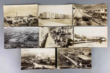 Postcards - 8 Real Photo Ford Motor Company