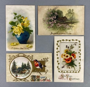 Postcards - 28 Embossed and More