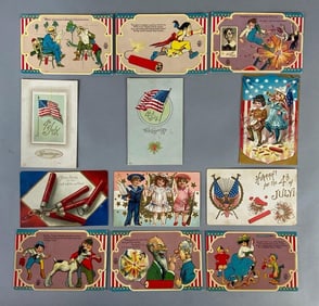 Postcards - 12 Fourth of July