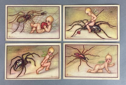 Postcards - 4 A. Busi Cherub and Spider