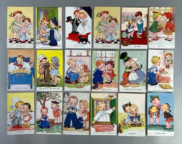 Postcards - 18 Children Comic and More
