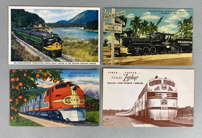 Postcards - 40 Railroad/Train