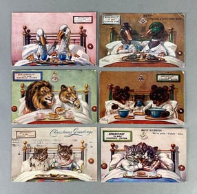 Postcards - 6 Dressed Animals