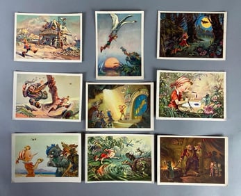 Postcards - Set of 9 Russian Fairytale