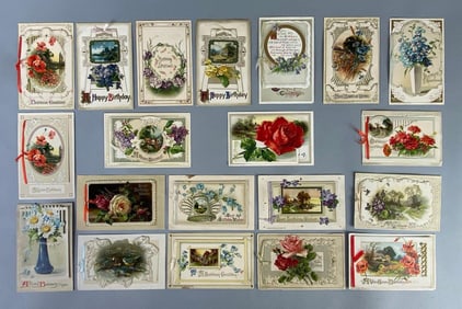 Postcards - 20 John Winsch Art Birthday Booklets