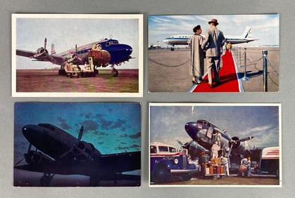 Postcards - 28 United Airway Airplanes