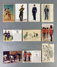 Postcards - 10 Military