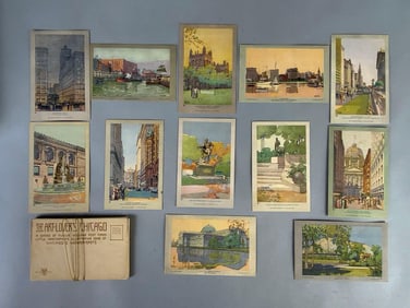 Postcards - Set of 12 The Art Lovers Chicago