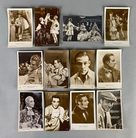Postcards - 12 Real Photo Rudolph Valentino