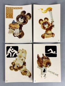 Postcards - 24 Moscow Russia 1980 Olympics