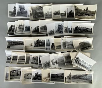 Group of 70+ Train/Railroad Photographs