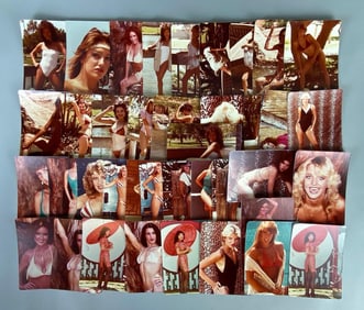 Group of 40+ Pin-Up Girl Bathing Suit Photographs