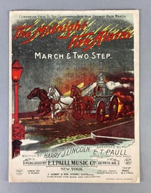 1924 The Midnight Fire Alarm Sheet Music