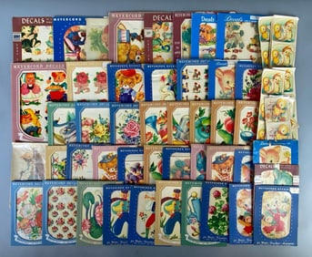 Group of 1940s Meyercord Decals