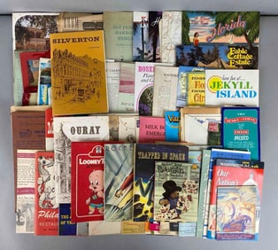 Group of 70 Travel Brochures and More