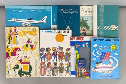 Group of 7 Airline Ephemera Items