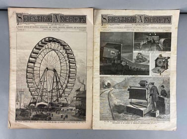 Group of 2 Scientific American Newspapers