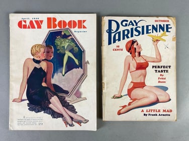 Group of 2 Vintage Girlie Magazines