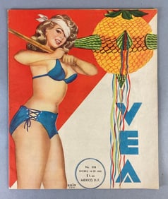 1950 VEA Mexican Pin-Up Girl Magazine