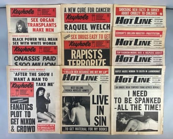 Group of 1960s Exploitative Newspapers