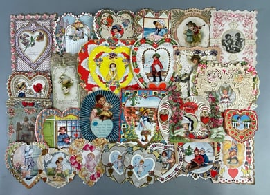 Group of 20+ Vintage Valentines