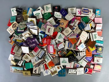 Large Group of Advertising Matchbooks