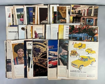 Large Group of Automobile Advertising Epehmera
