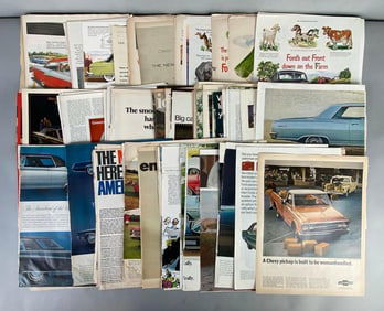 Large Group of Automobile Advertising Ephemera