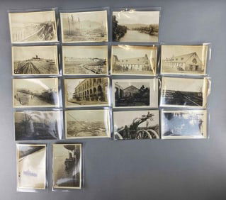 Postcards - 17 Military, Disaster and More