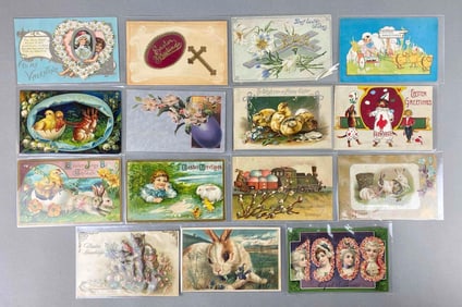 Postcards - 48 Embossed Holidays