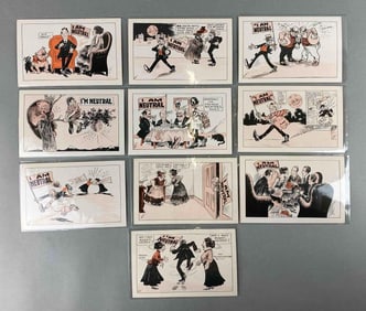 Postcards - 10 Neutral Comic