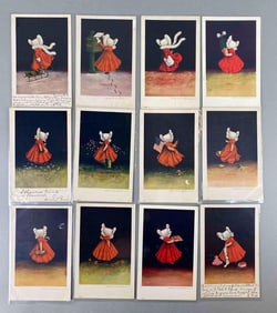 Postcards - 12 Little Susie Sunbonnet