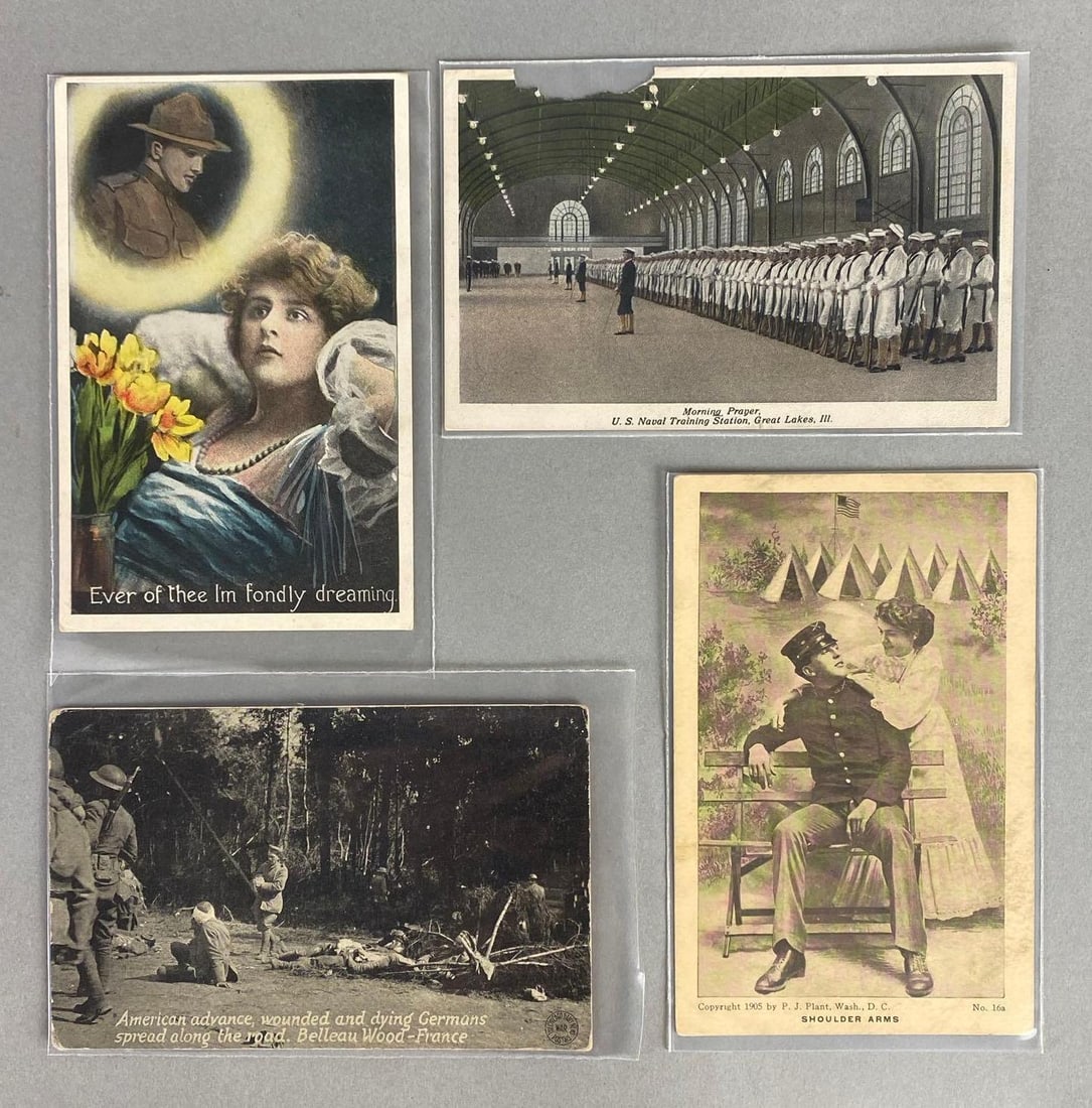 Postcards - 100+ WW1 Era and More: Includes real photo, Christmas, portraits, and more.