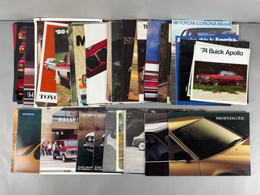 Group of Automobile Dealership Brochures